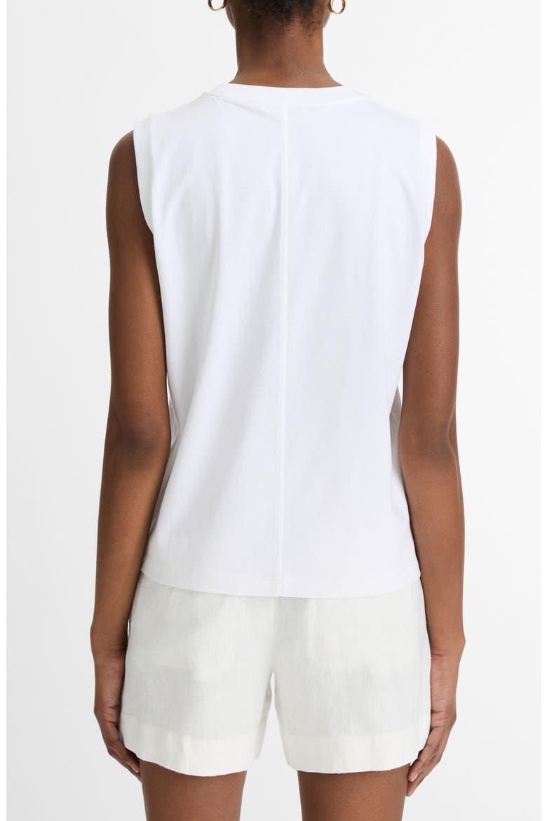 Pima Cotton Muscle Tee, Alternate, color, OPTIC WHITE