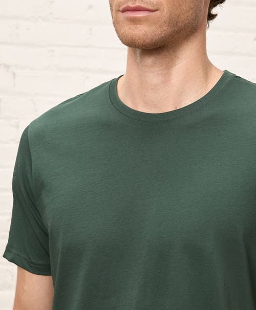 Pact Organic Cotton Softspun Crew Neck Tee In Green
