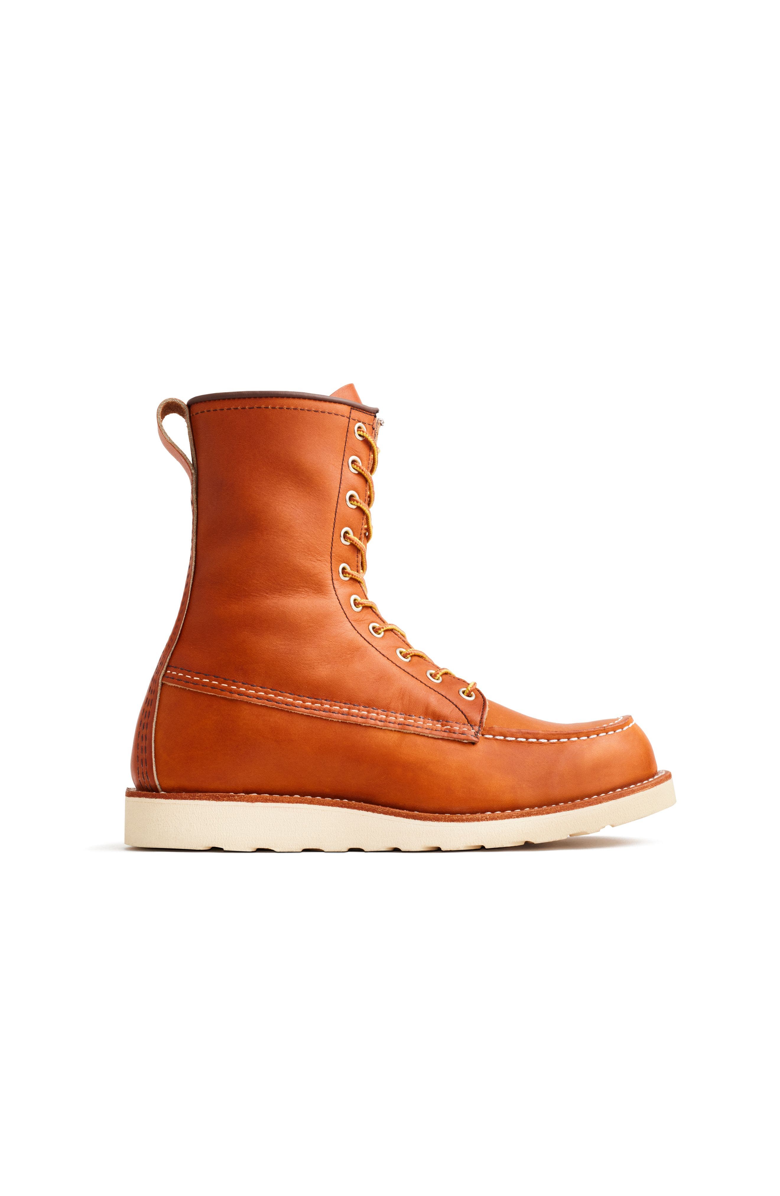 Red Wing Heritage 8-inch Classic Moc<sup>®</sup> Legacy Leather Boot, Main, color, Oro Legacy