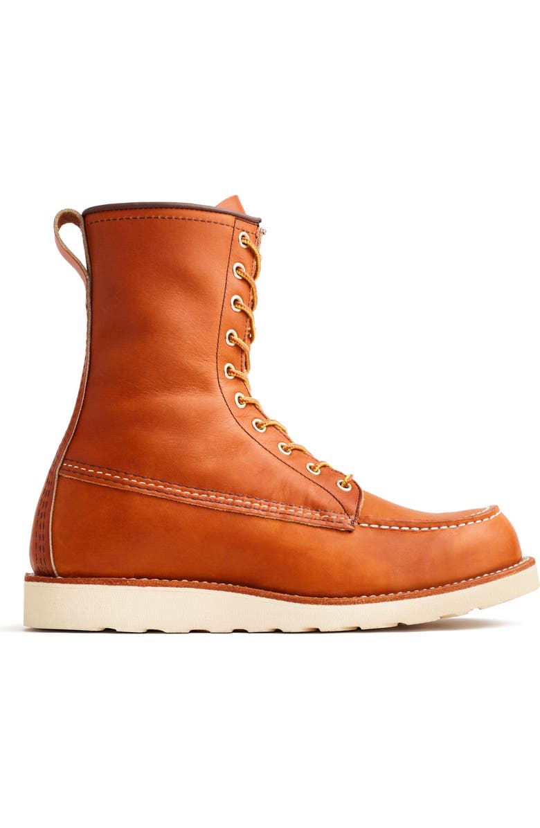 Red Wing Heritage 8-inch Classic Moc<sup>®</sup> Legacy Leather Boot, Main, color, Oro Legacy