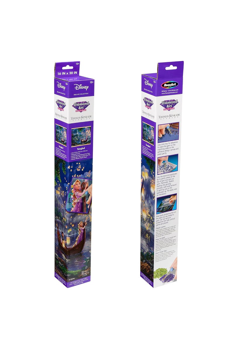 RoseArt Disney Dreams Diamond Art Rapunzel Lantern Scene Gem Kit, Alternate, color, Multicolored