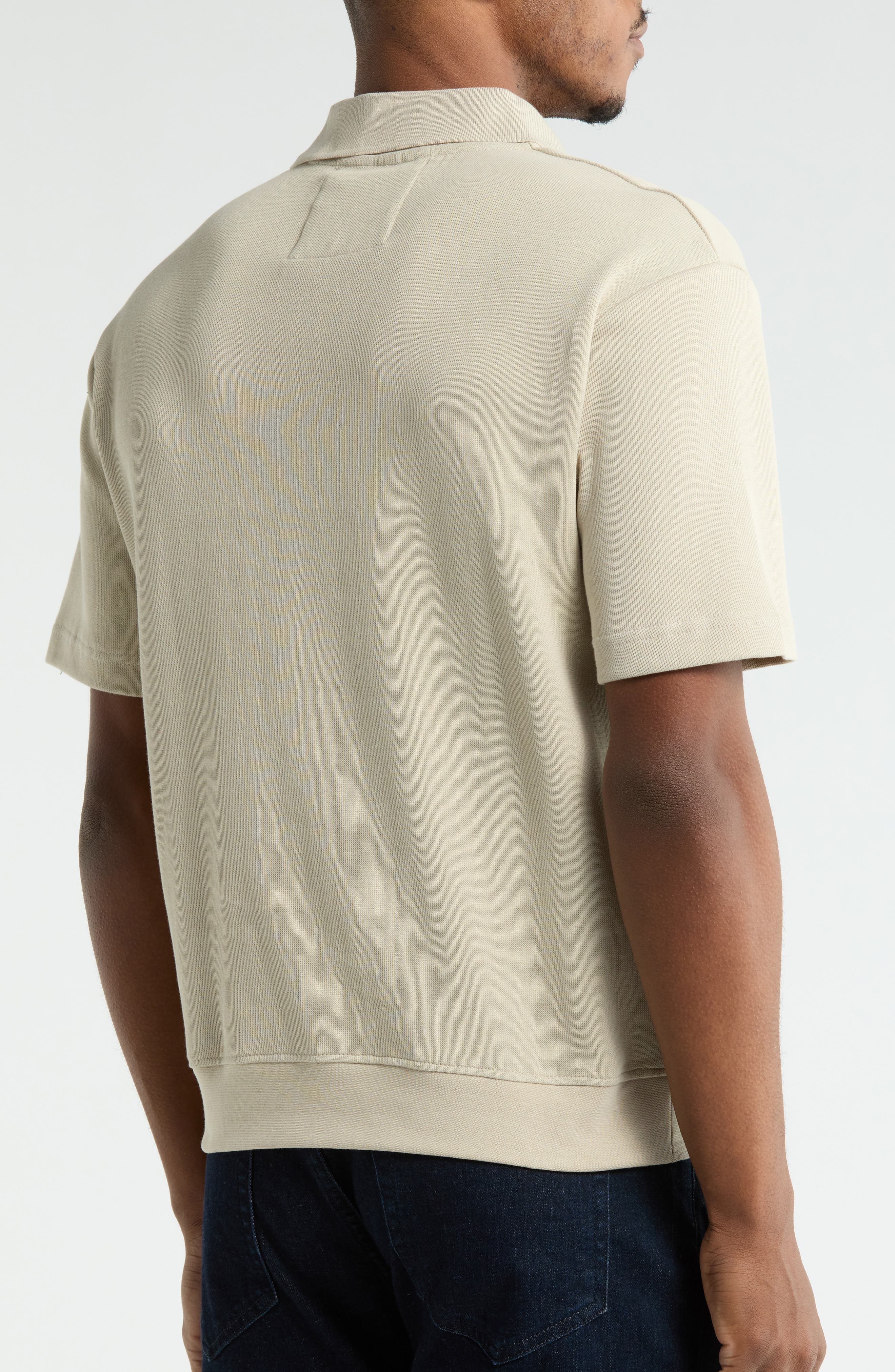 Textured Knit Polo - image 2
