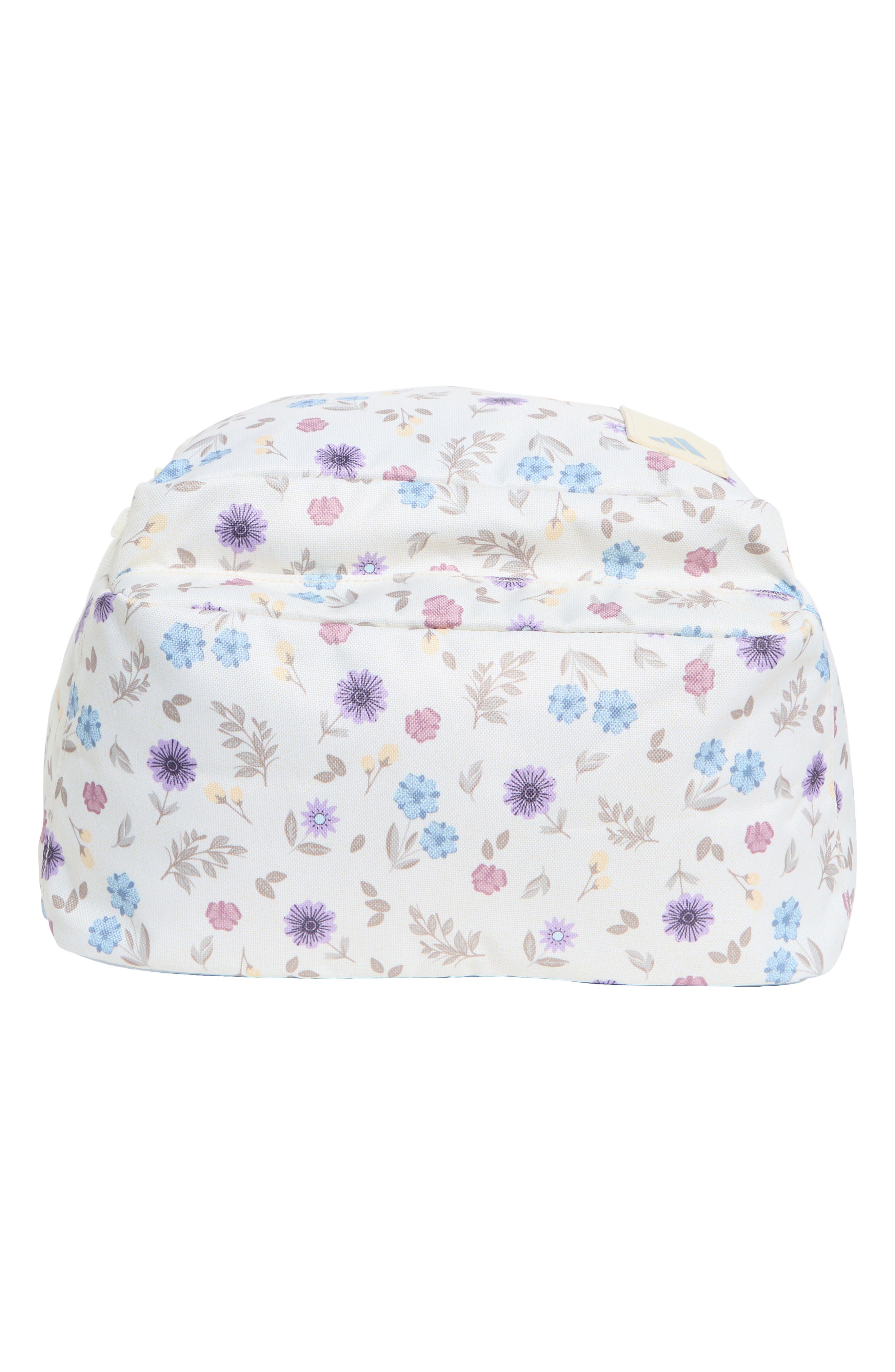 adidas Lineage Backpack, Alternate, color, In Bloom Floral Warm Vanilla
