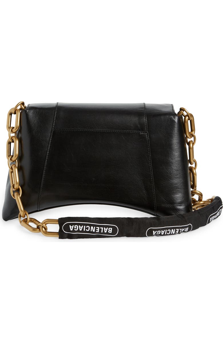 Balenciaga Downtown Medium Leather Shoulder Bag, Alternate, color,