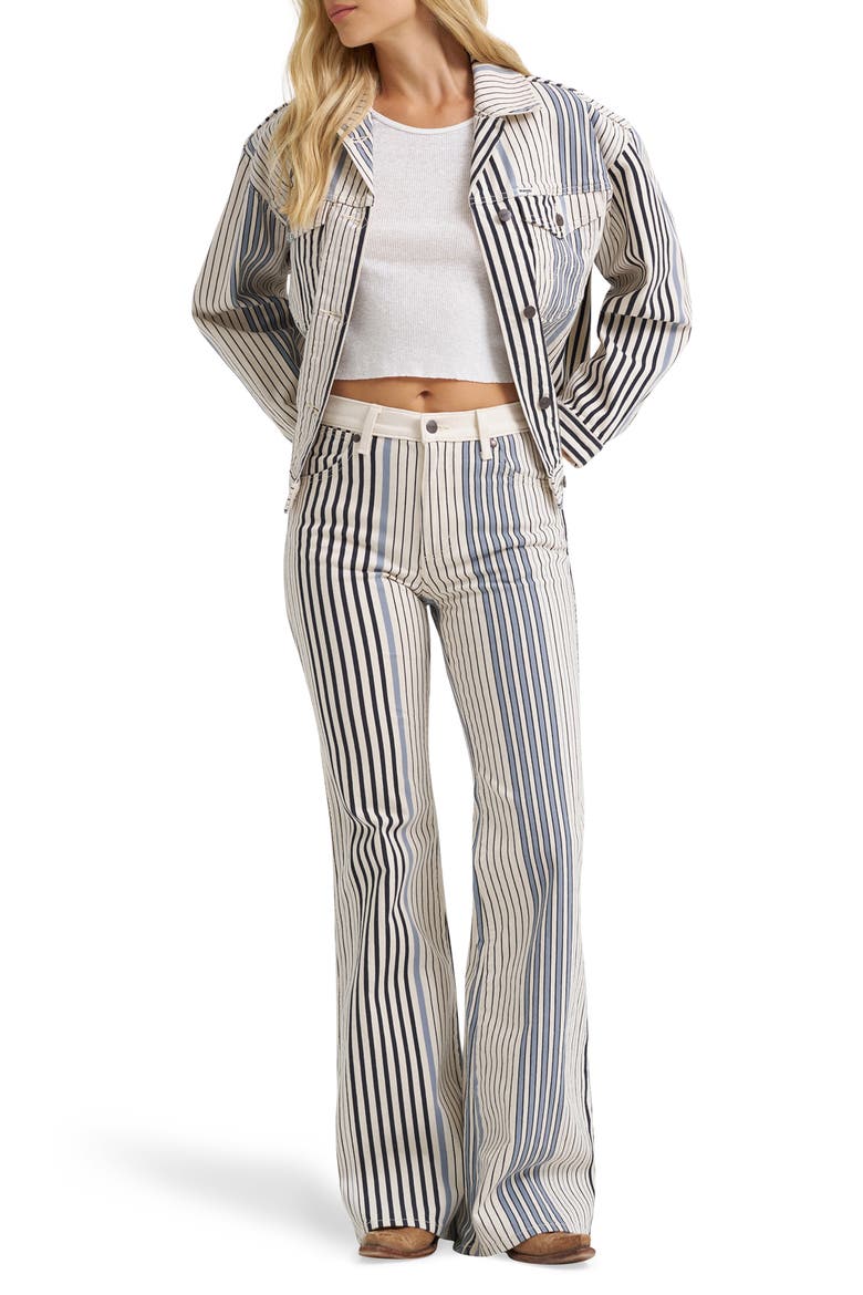 Western Wide Leg Jeans, Alternate, color, MULTI BLUE STRIPE