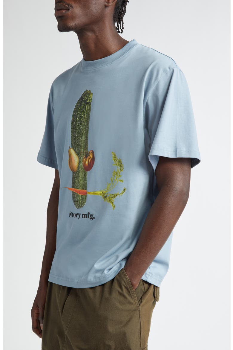 Grateful Cotton Graphic T-Shirt, Alternate, color, BLUE OSCAR
