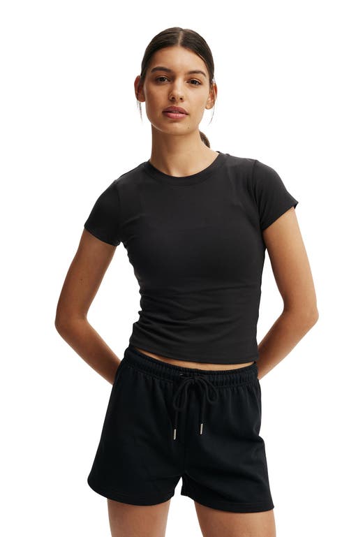 COTTON ON BODY Women's Active Ultra Soft Fitted Tshirt in Black at Nordstrom, Size Small