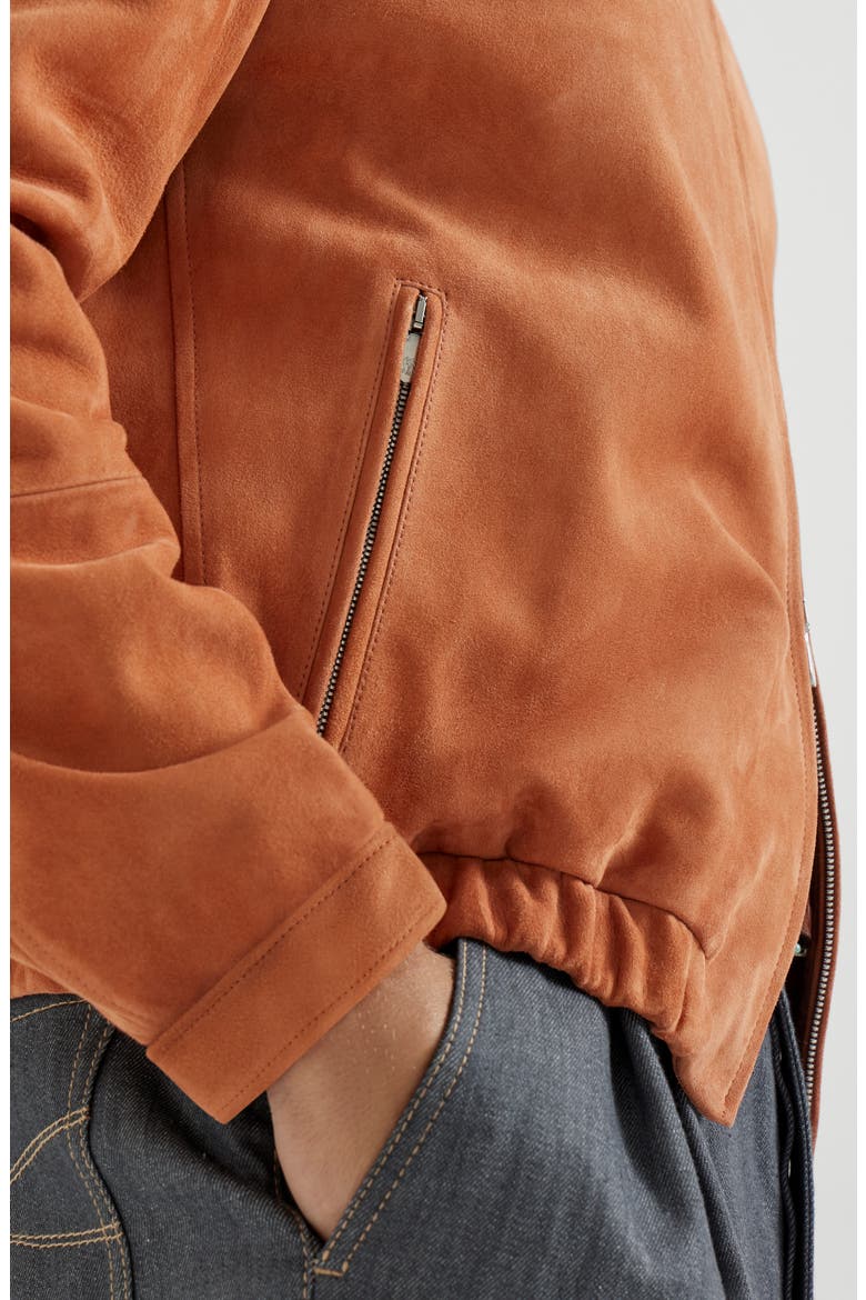 Suede jacket, Alternate, color, Apricot