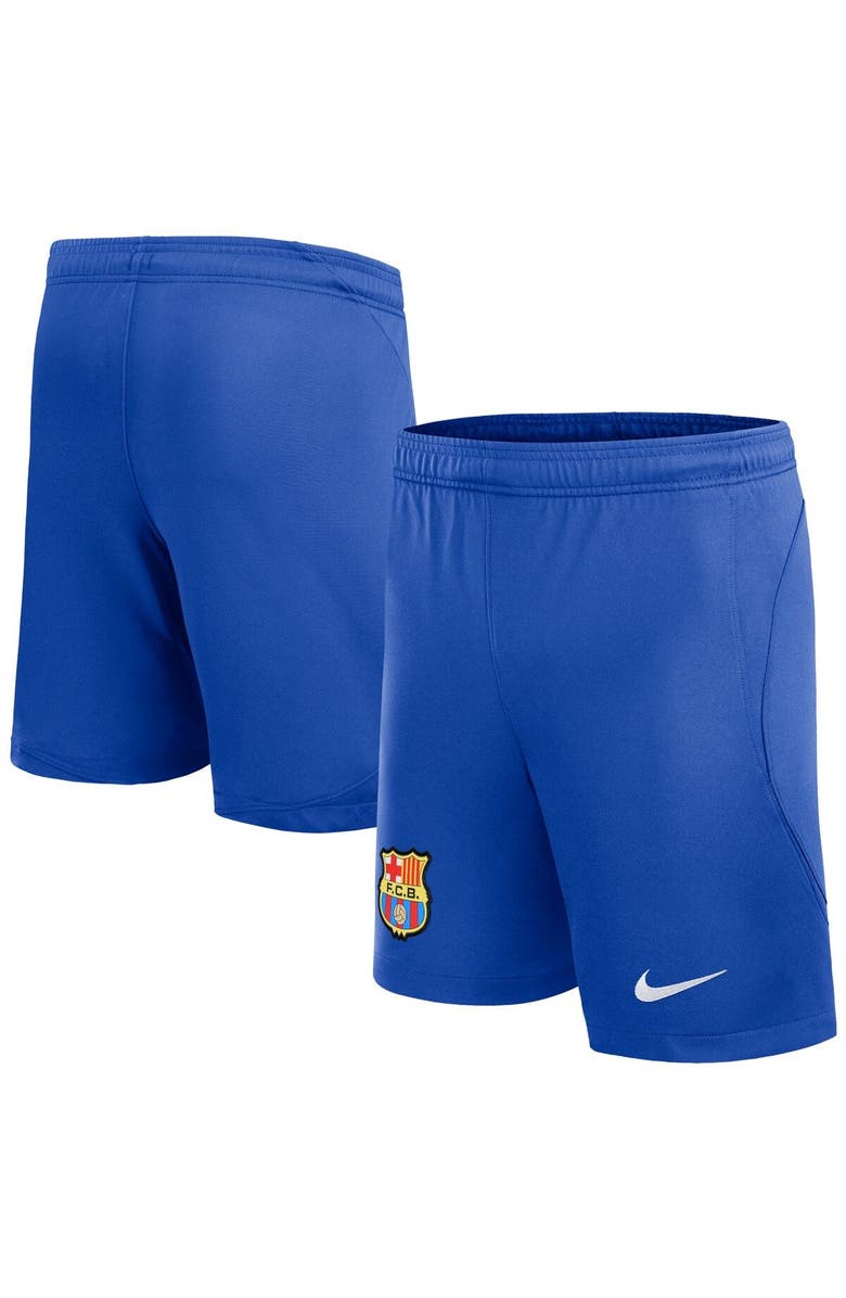 Nike Youth Nike Royal Barcelona 2023/24 Away Stadium Performance Shorts, Main, color, Royal