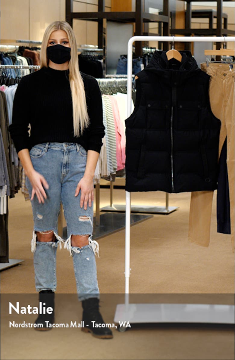 Men's Percival Water Repellent 775 Fill Power Down Hooded Vest, sales video thumbnail