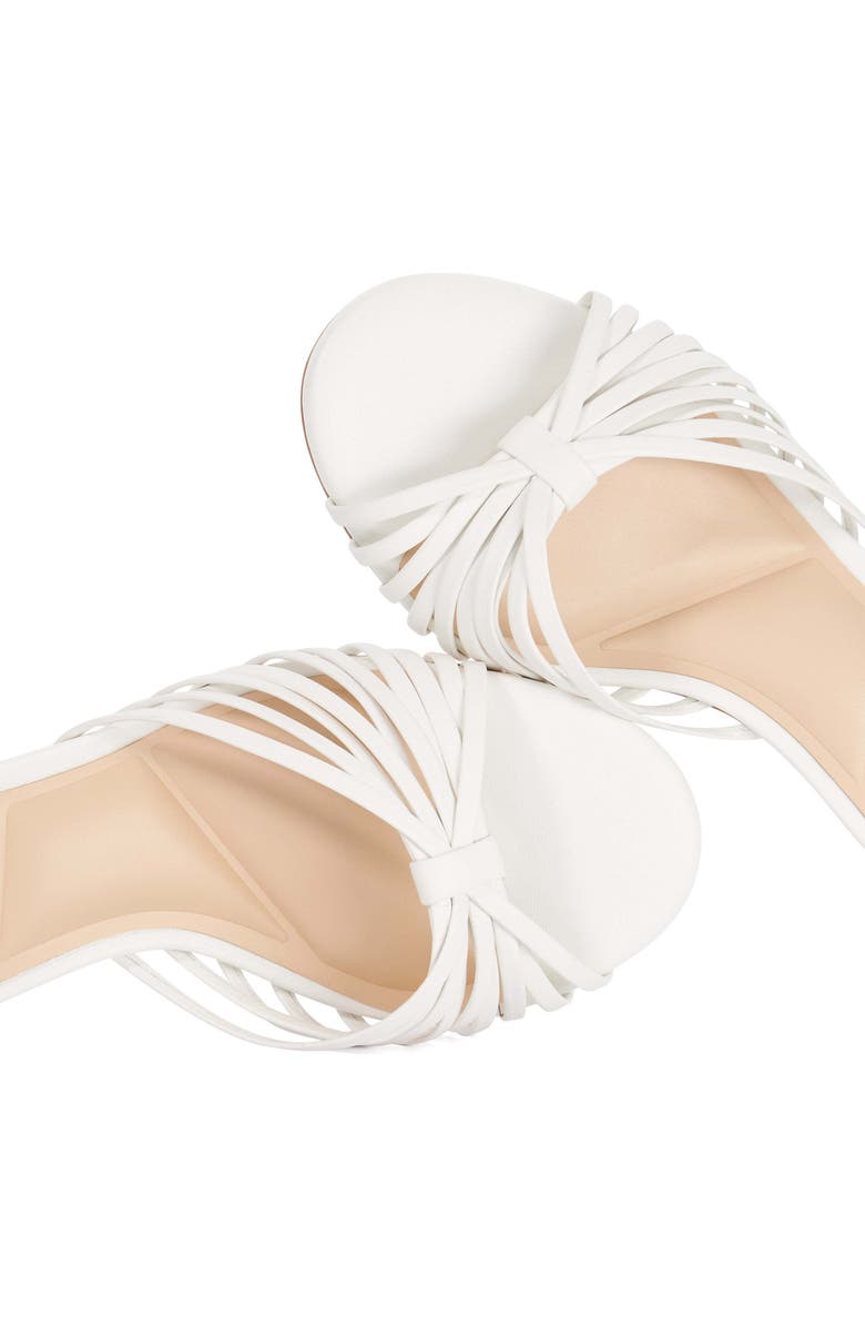Dune London Maggie Sandal, Alternate, color, White