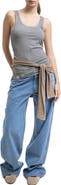 Mother of All Moa Mid Waist Wide Leg Denim