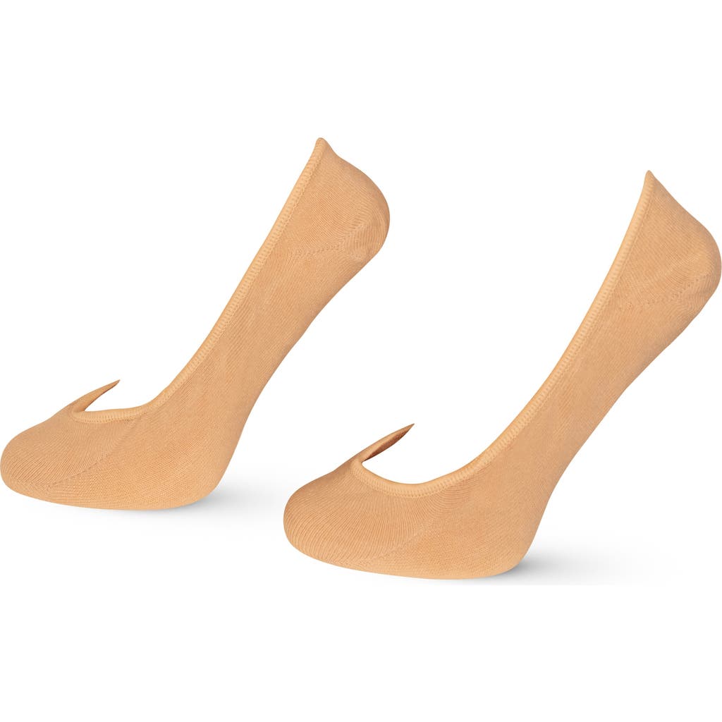 Lechery Women's Logo No Show Socks In Natural