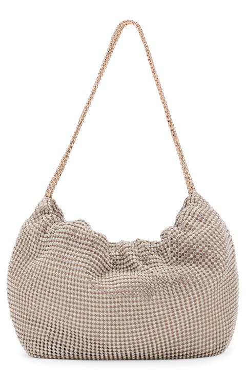 Crystal Mesh Shoulder Bag