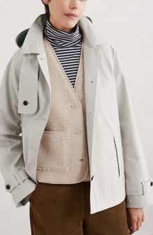 Neap Tide Waterproof Organic Cotton Jacket with Removable Hood