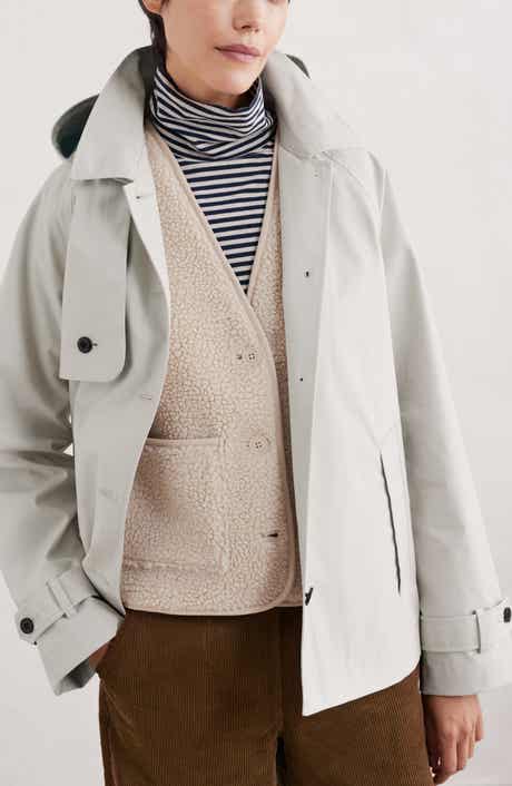 Neap Tide Waterproof Organic Cotton Jacket with Removable Hood