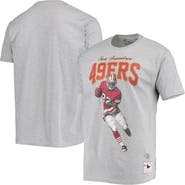 Mitchell & Ness Men's Mitchell & Ness Ricky Watters San Francisco 49ers Gray Player Graphics T-Shirt