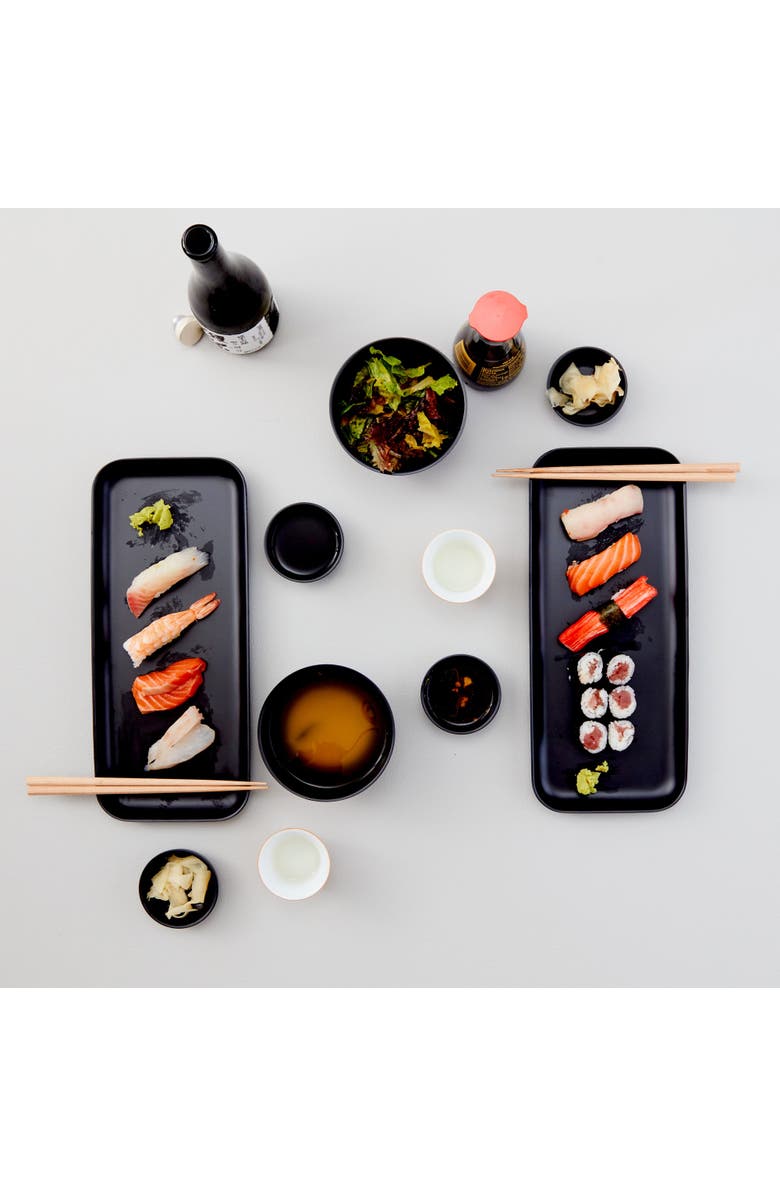 EKOBO Sushi Set for 2, Alternate, color, Black