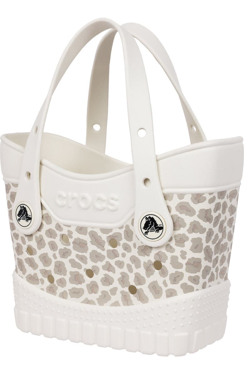 CROCS Micro Classic Cheetah Tote, Alternate, color, Ivory