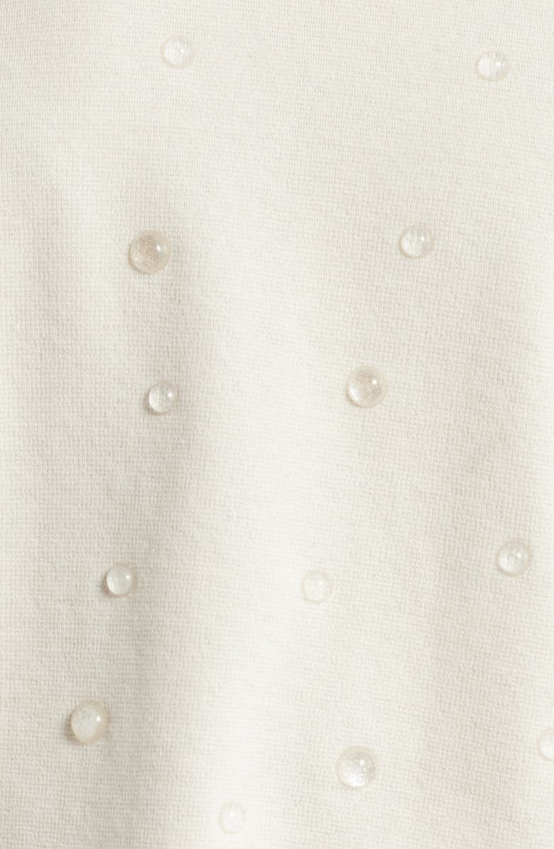 FRAME The Droplet Silk & Cotton Sweater, Alternate, color, White