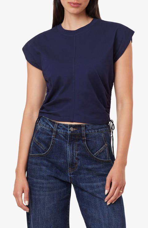 The Luna Cinched Cotton Top
