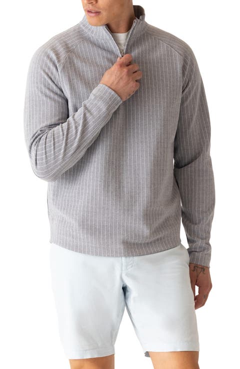 Stratluxe Jersey Quarter Zip Pullover