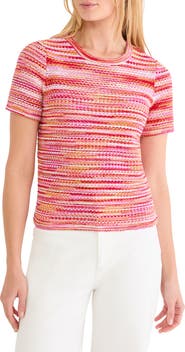 NIC+ZOE Space Dye Tuck Stitch Sweater