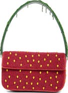 STAUD Tommy Beaded Shoulder Bag