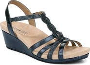LifeStride Miami Slingback Wedge Sandal