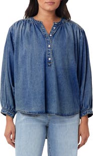 Habitual High-Low Denim Shirt