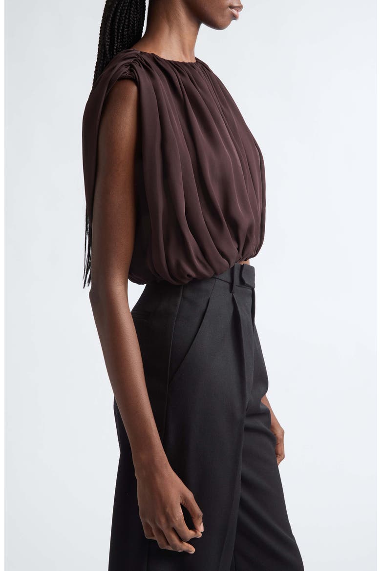 Penny Silk Top, Alternate, color, GANACHE