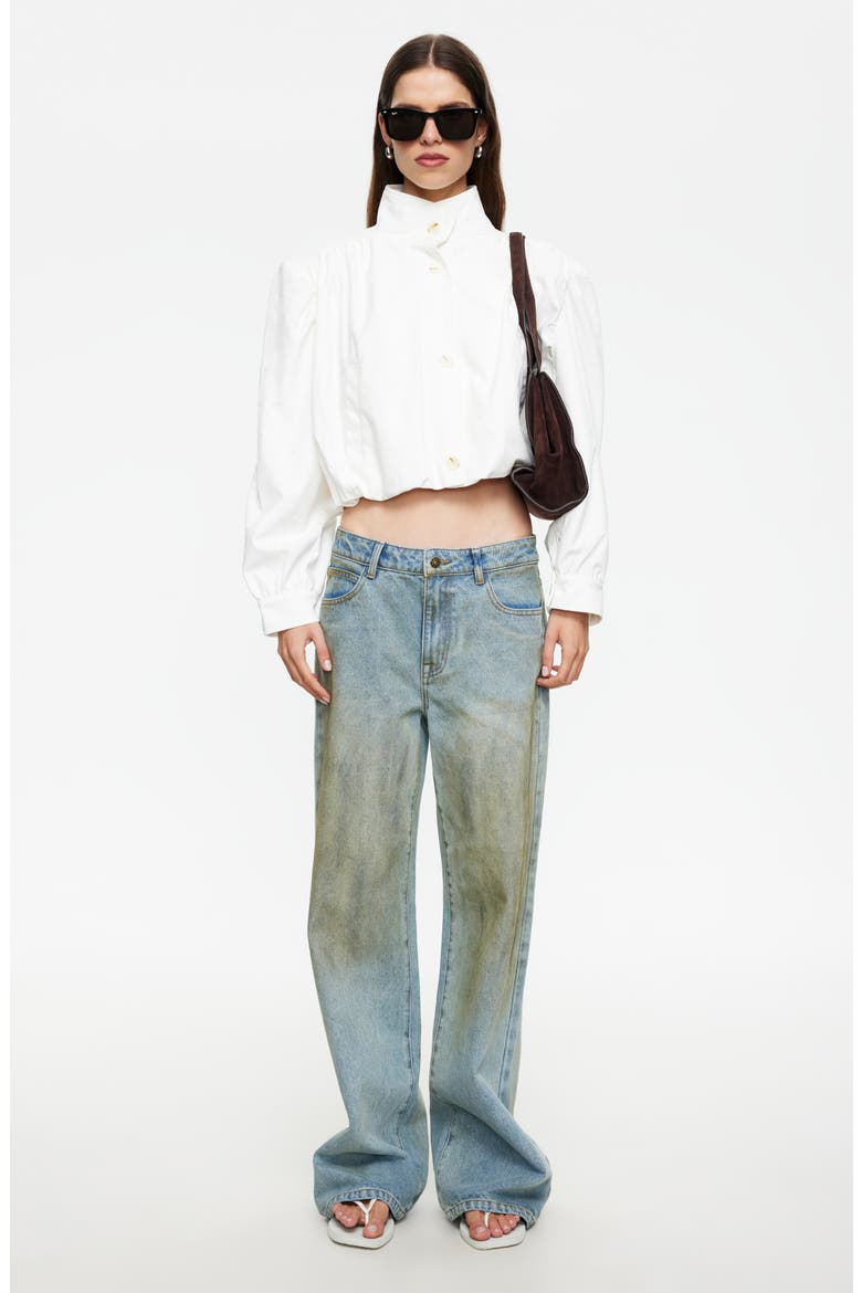 Luminous Faux Suede Jacket, Alternate, color, MOONLIGHT