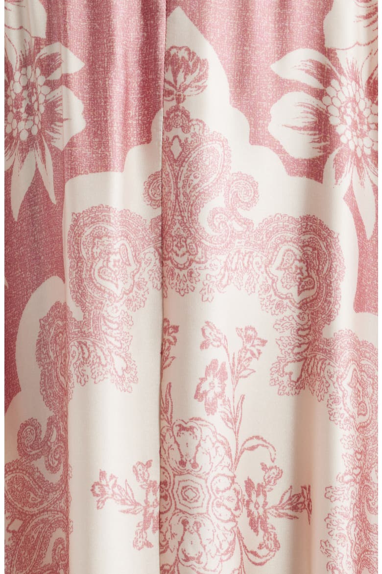 The Davina Paisley Halter Maxi Dress, Alternate, color, FOXGLOVE