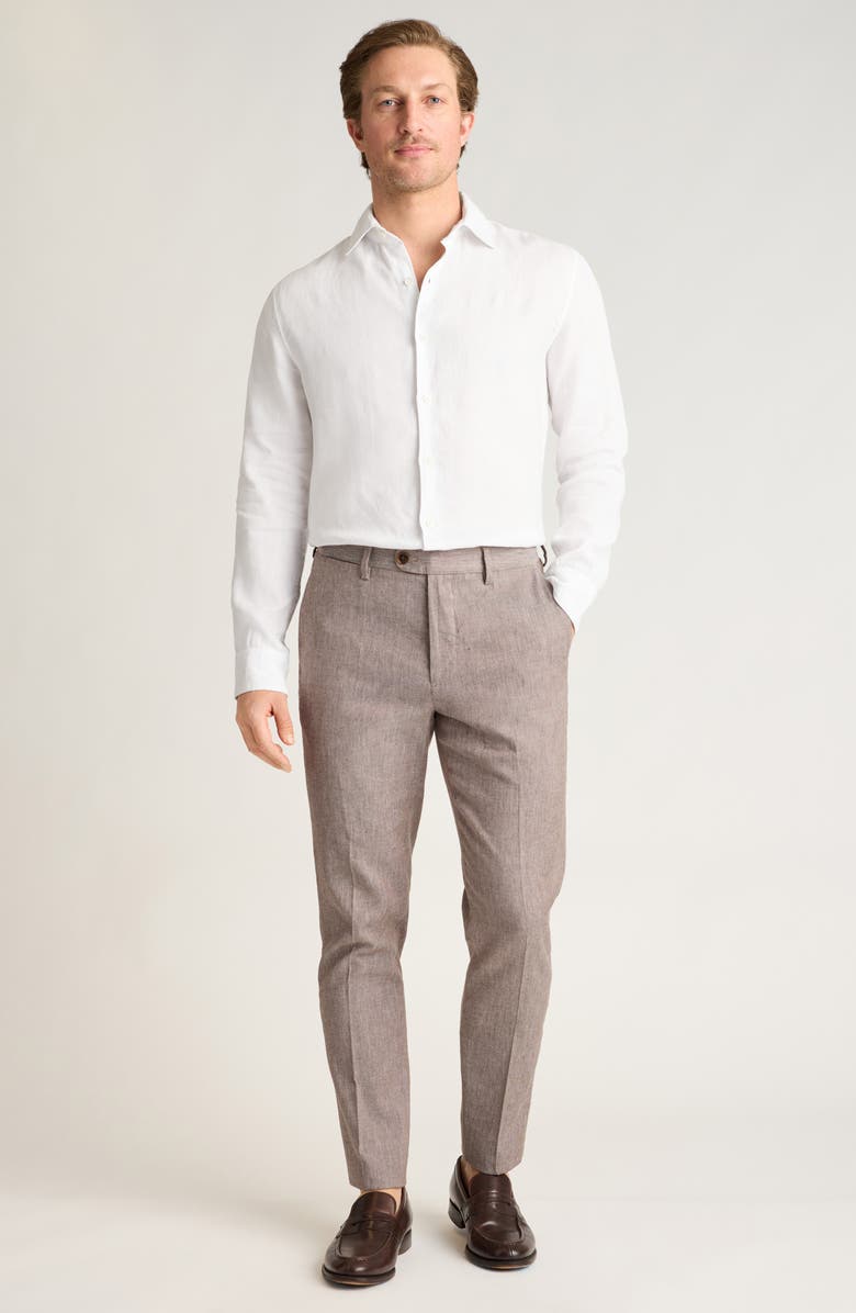 Bonobos Primo Cotton & Linen Blend Chinos, Alternate, color,