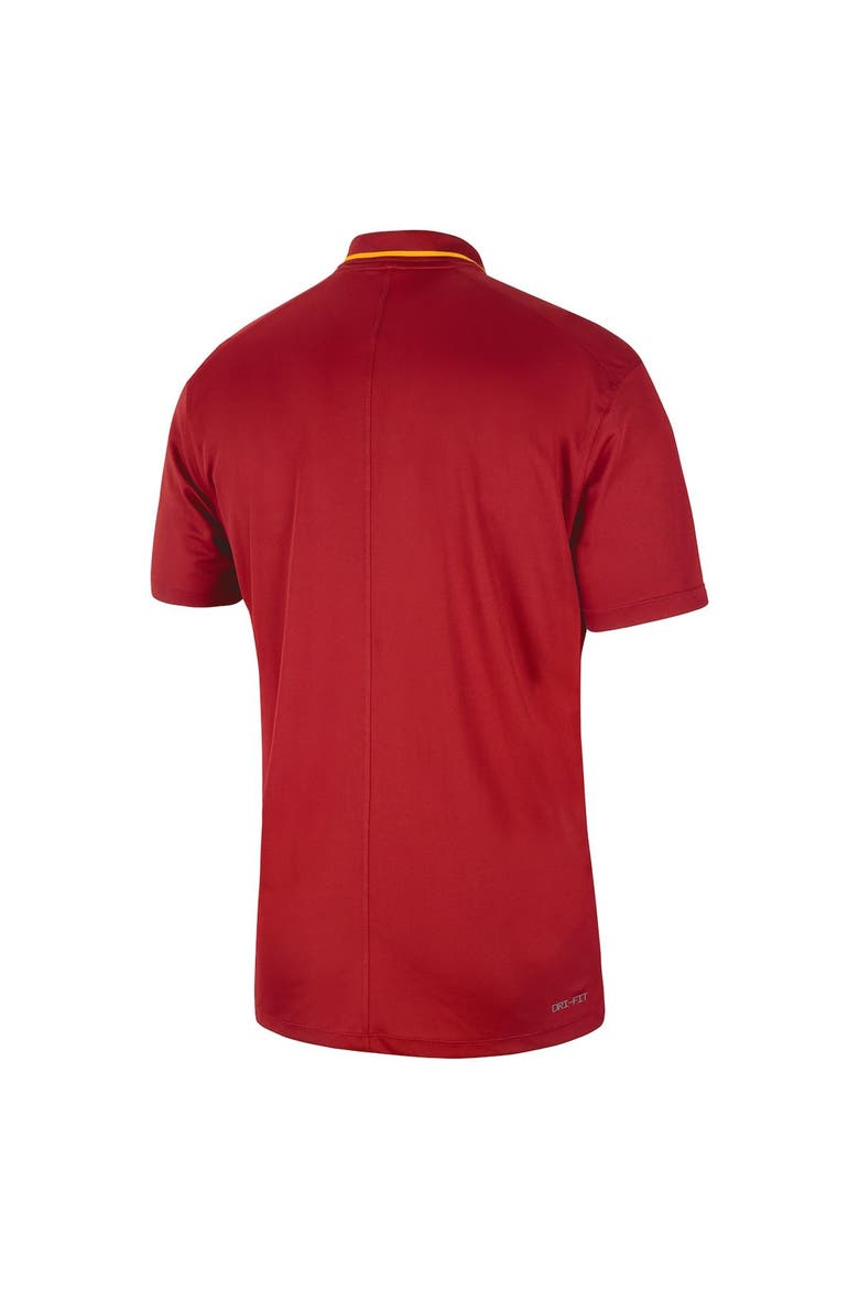 Men's Nike  Cardinal Iowa State Cyclones 2023 Sideline Coaches Performance Polo, Alternate, color, Cardinal