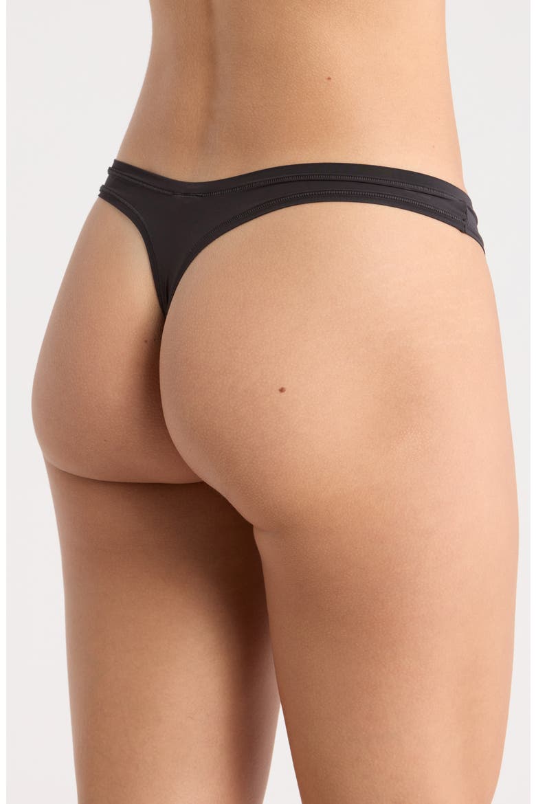 Soft Flex Thong, Alternate, color, BLACK
