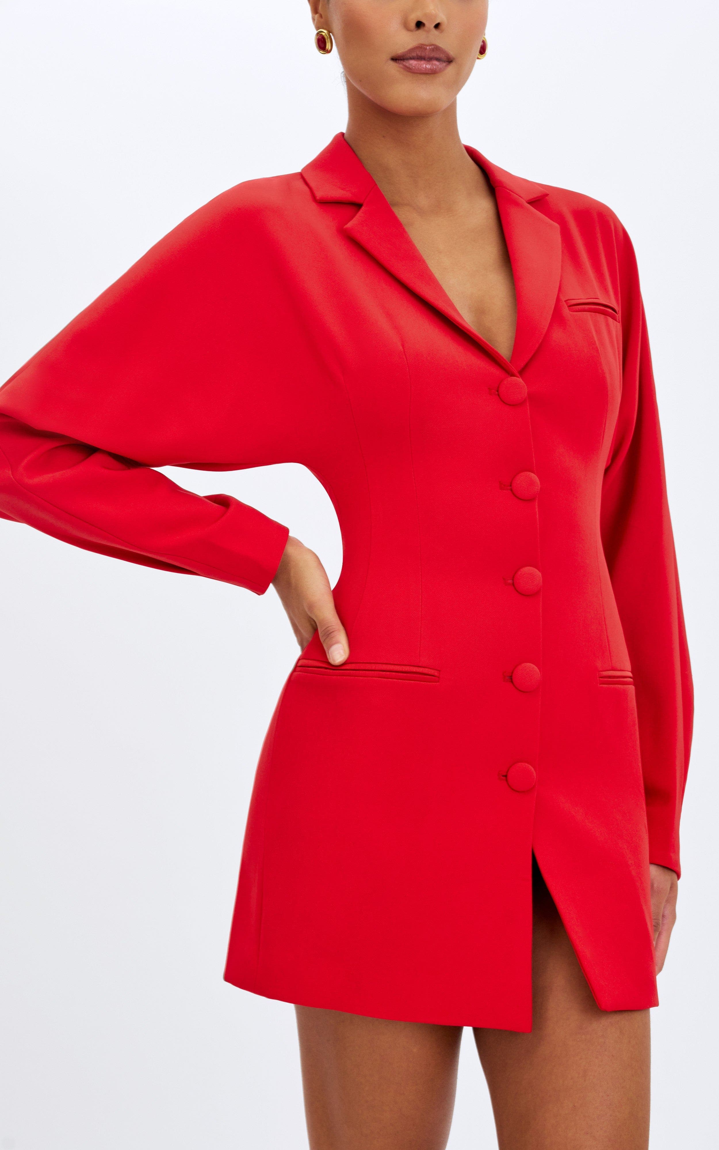 Blythe Batwing Blazer Mini Dress - image 2