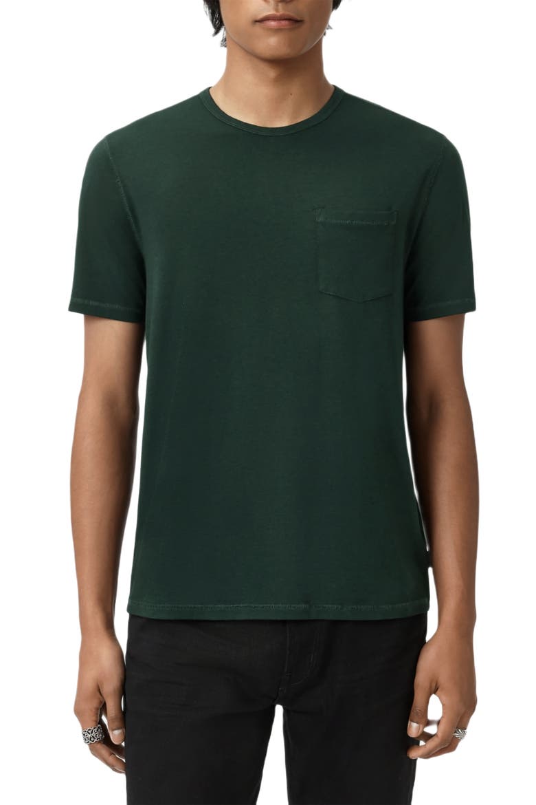Bond Burnout Pocket T-Shirt, Main, color, SEAWEED