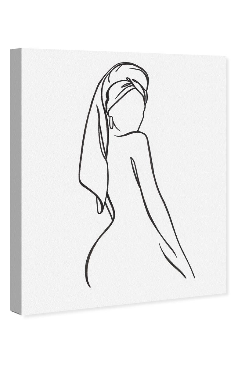 Wynwood Studio Figurative Woman V Canvas Wall Art, Alternate, color, Black
