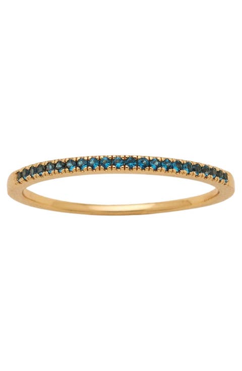 Birthstone Stacking Ring