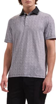 Bugatchi Performance Floral Polo