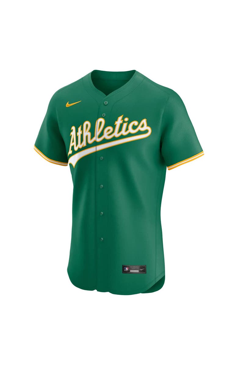 Nike Men's Nike Kelly Green Athletics Alternate Elite Jersey, Alternate, color,