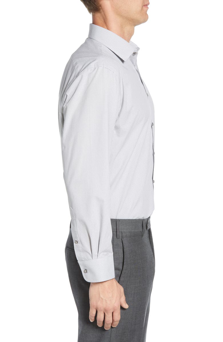 NORDSTROM MEN'S SHOP Tech-Smart Traditional Fit Stretch Check Dress Shirt, Alternate, color, 