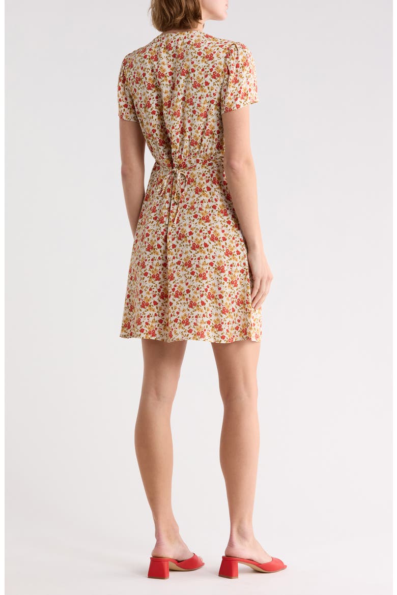Button Up Minidress, Alternate, color, ANTIQUE DITSY