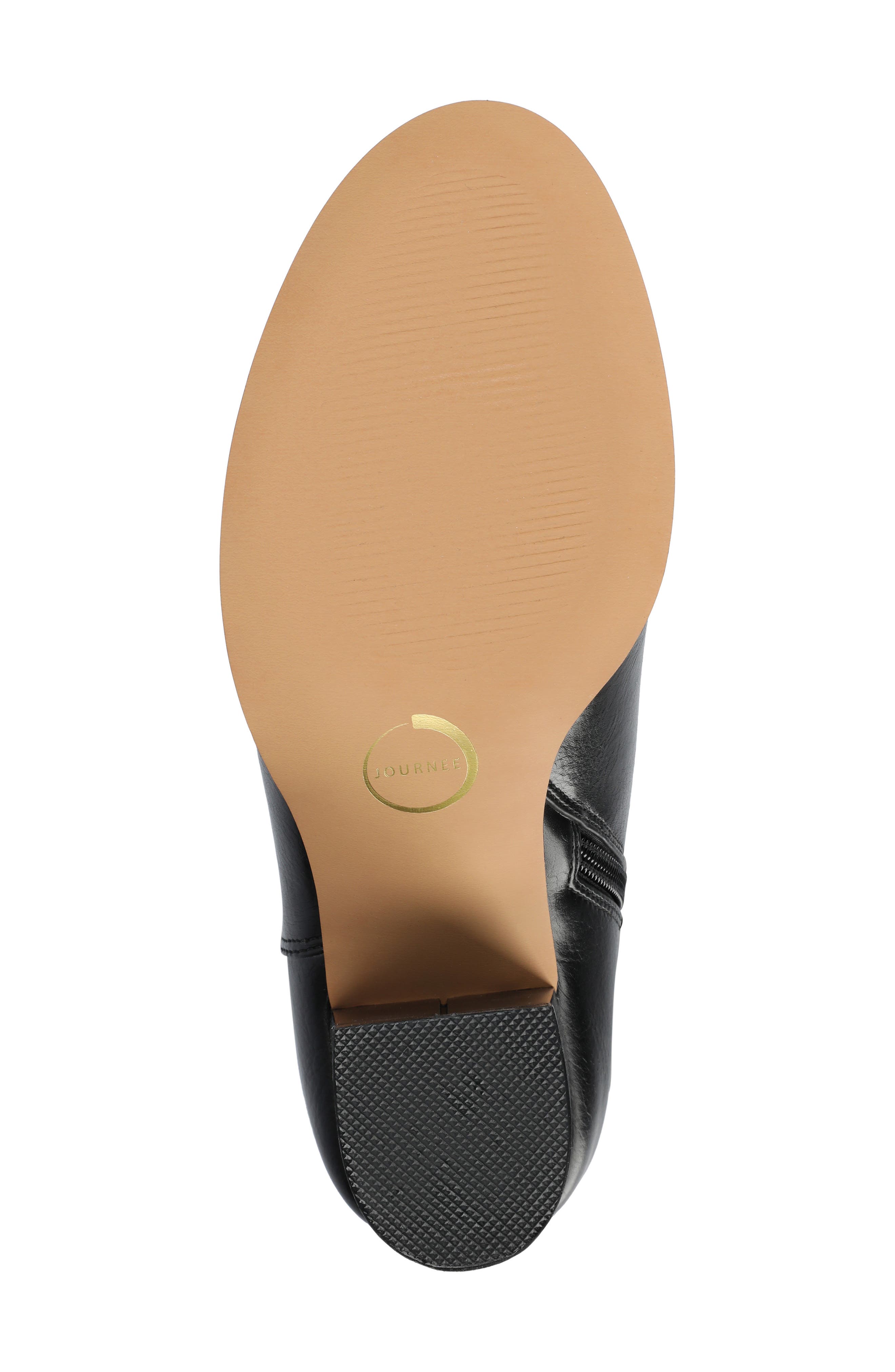 Journee Collection Avalonn Block Heel Boot, Alternate, color, Black