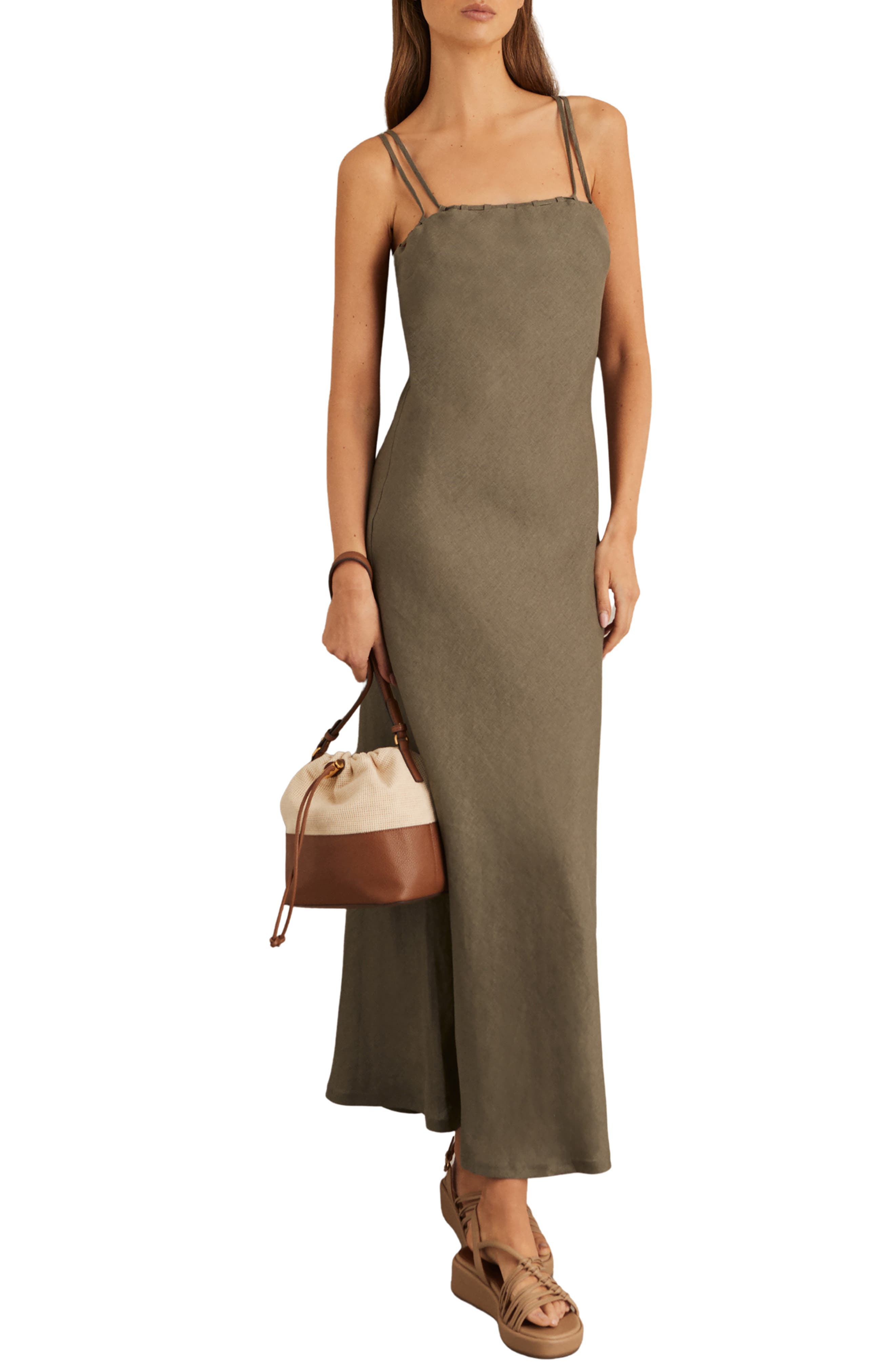 Reiss Roxanne Linen Sundress