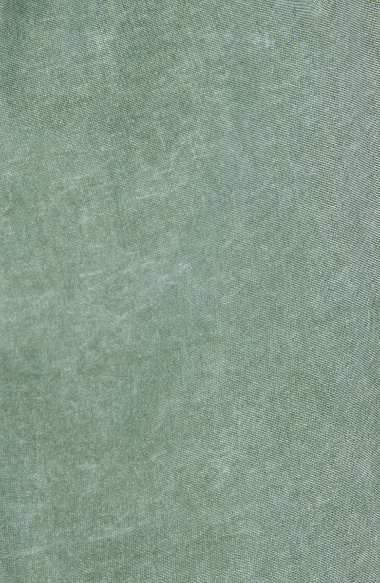 Vintage Summer Solid Washed Nylon Swim Trunks, Alternate, color, 