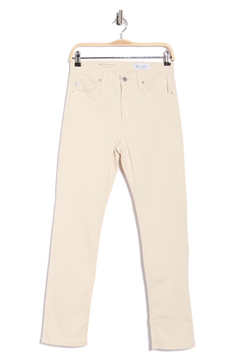 Mari Ankle Slim Straight Jeans, Alternate, color, IVORY CLAY