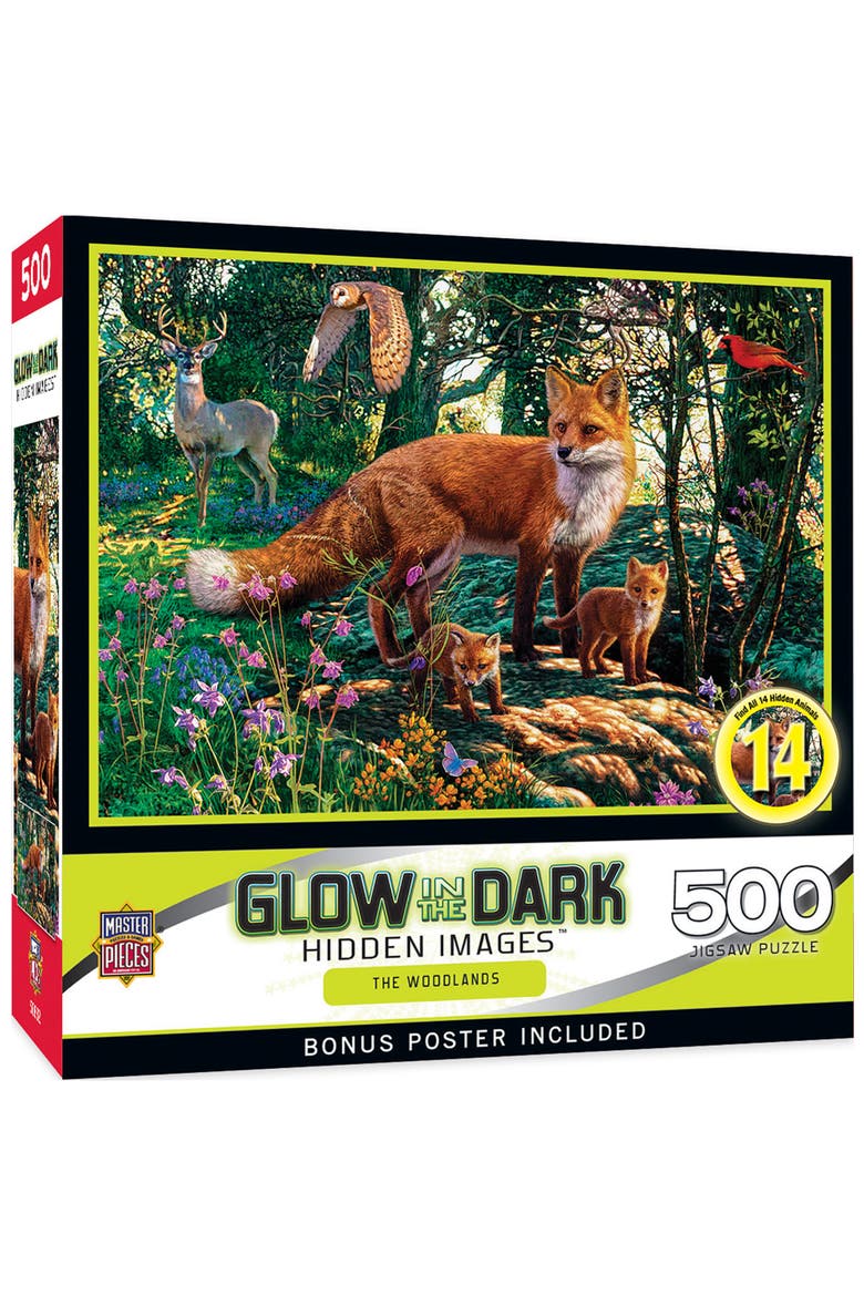 The Woodlands 500 Piece Jigsaw Puzzle, Main, color, Multicolor
