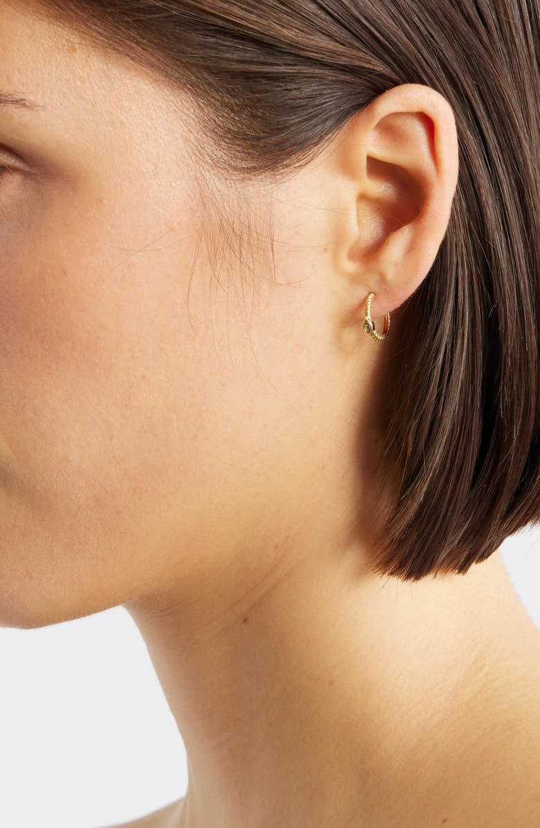 Child of Wild Harmony Hoop Earrings, Alternate, color, Gold